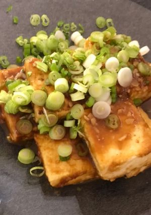韓国風ピリ辛豆腐ステーキ♪-レシピのメイン写真