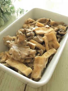 レンジで 舞茸と薄揚げの甘酢煮-レシピのメイン写真