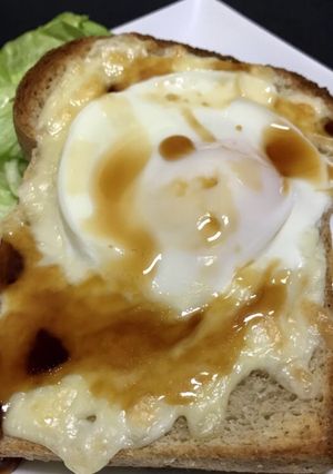チーズ目玉照りソーストースト-レシピのメイン写真