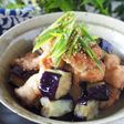 とろとろ茄子と鶏むね肉のごまポン酢