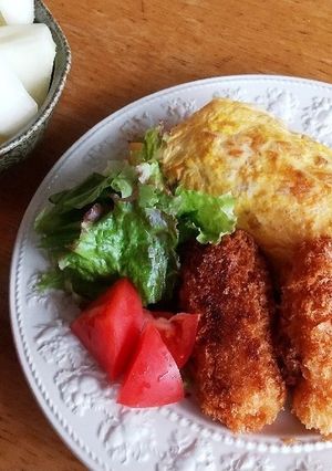 お昼ごはん！カニクリームコロッケ-レシピのメイン写真