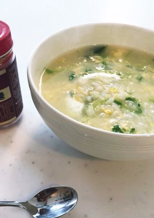 ズボラ飯、クッパ、スープご飯、朝食にも-レシピのメイン写真