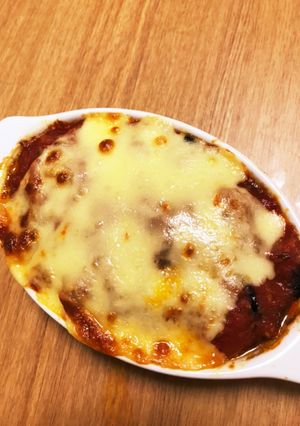 ナスとしめじの腸活トマトグラタン-レシピのメイン写真
