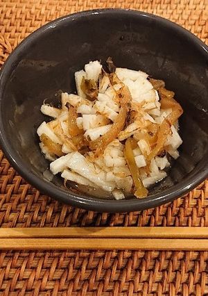 長芋と業務スーパーの梅ザーサイで1品-レシピのメイン写真