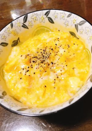 レンジで簡単♪ふわふわスクランブルエッグ-レシピのメイン写真