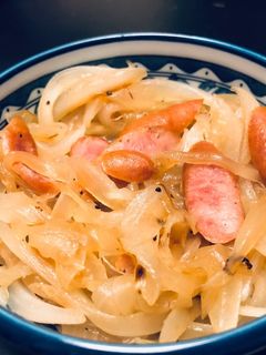 超簡単☆ウインナー玉ねぎ炒め-レシピのメイン写真
