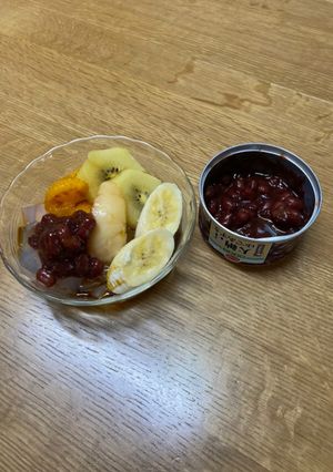 粉末寒天で「手作りあんみつ」-レシピのメイン写真