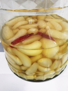 らっきょうの甘酢漬け(食べられる様に)-レシピのメイン写真