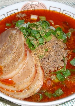 真っ赤な坦々麺-レシピのメイン写真