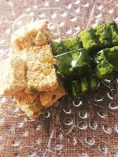レンジ簡単☆抹茶ソイミルク信玄餅風☆米粉-レシピのメイン写真