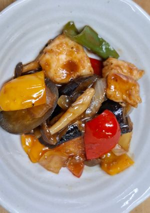 彩り野菜とささみの炒め物-レシピのメイン写真