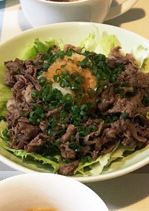 牛肉のおろしポン酢和え☆-レシピのメイン写真
