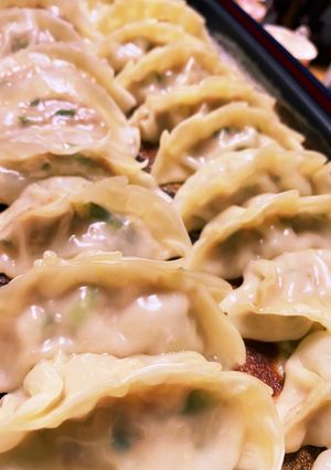 男飯★BRUNO 羽根付ゼラチン親父餃子-レシピのメイン写真