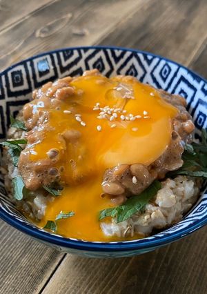 オートミールの大葉納豆★卵かけごはん-レシピのメイン写真