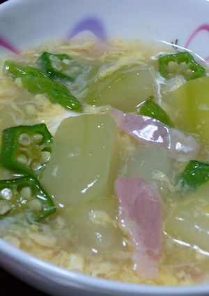 冬瓜と帆立、ペーコンのうま煮～-レシピのメイン写真