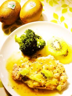 ☺キウイソースの簡単柔らかポークソテー☺-レシピのメイン写真