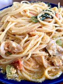 黒酢中華パスタ-レシピのメイン写真