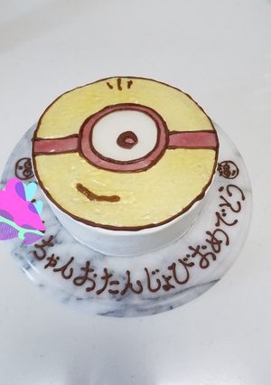 ミニオンケーキ-レシピのメイン写真