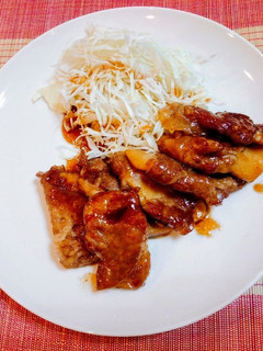 りんごの豚ロースしゃぶ用肉巻き-レシピのメイン写真
