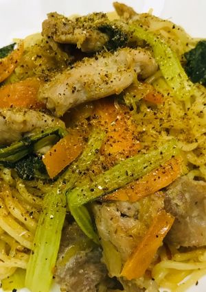 魚粉が決め手！ソース味じゃない焼きそば！-レシピのメイン写真