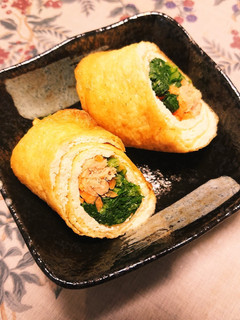 油揚げの簡単短時間野菜巻き-レシピのメイン写真