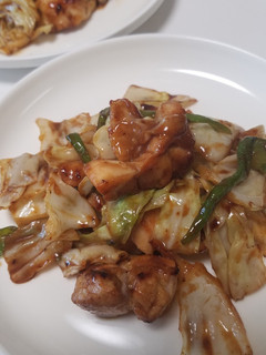 鶏もも肉とキャベツの甜麺醤炒め-レシピのメイン写真