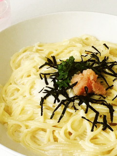 たらこクリームパスタ♡牛乳とコンソメで☆-レシピのメイン写真