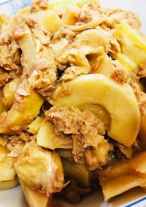 麺つゆで簡単✨破竹とツナの煮物✨-レシピのメイン写真