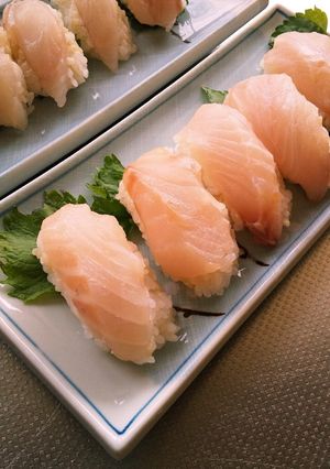 スズキのにぎり寿司-レシピのメイン写真
