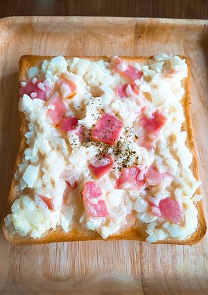 心と体に元気を♪玉ねぎのマヨトースト♥️-レシピのメイン写真