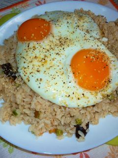 梅の日にちなみ梅の炊き込みご飯のカフェ丼-レシピのメイン写真