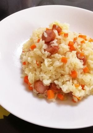 【パパ料理】残りご飯で簡単ピラフ-レシピのメイン写真