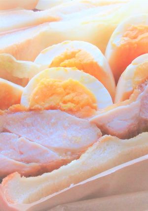 デビルズエッグとチキンのホットサンド-レシピのメイン写真