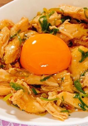 うまうま！鶏むねユッケ☆-レシピのメイン写真