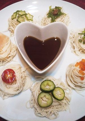 【カワイイ】7種の手まりそうめん-レシピのメイン写真