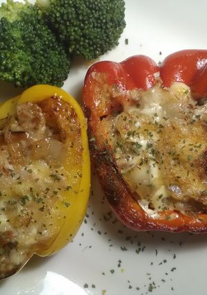 【スペイン・バルめし】パプリカの肉詰め-レシピのメイン写真
