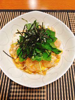 天かすで即席簡単!海老の天卵とじ丼☆★-レシピのメイン写真
