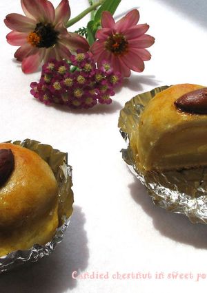 和菓子 栗饅頭-レシピのメイン写真