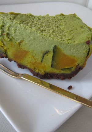 炊飯器で抹茶チーズケーキ-レシピのメイン写真