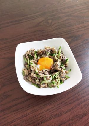 鯖ユッケ-レシピのメイン写真