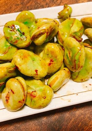 天豆のバター醤油炒め-レシピのメイン写真