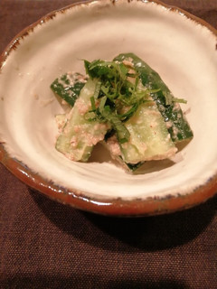 梅ごまきゅうり-レシピのメイン写真