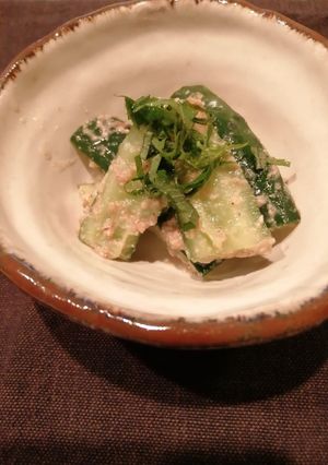 梅ごまきゅうり-レシピのメイン写真