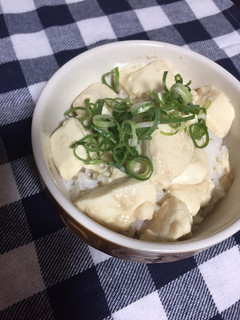 胃に優しい*風邪*お夜食*豆腐丼-レシピのメイン写真