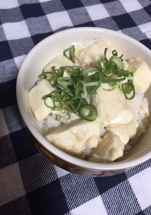 胃に優しい*風邪*お夜食*豆腐丼-レシピのメイン写真