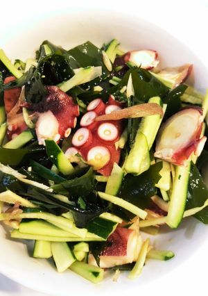 タコの酢の物-レシピのメイン写真