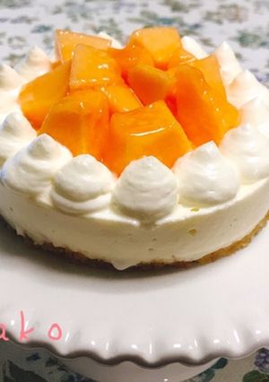 ★レアチーズ好きによるレアチーズケーキ①-レシピのメイン写真