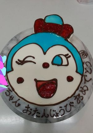 アンパンマン　コキンちゃん　キャラケーキ-レシピのメイン写真