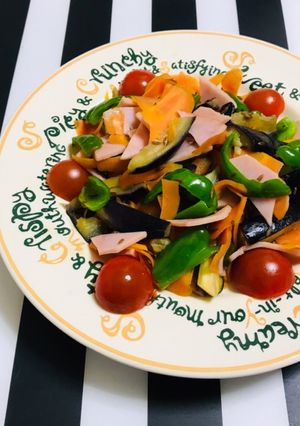 ハムと野菜のスパイス炒め クミンシード-レシピのメイン写真