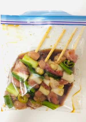 【下味冷凍】焼き鳥 ねぎま-レシピのメイン写真
